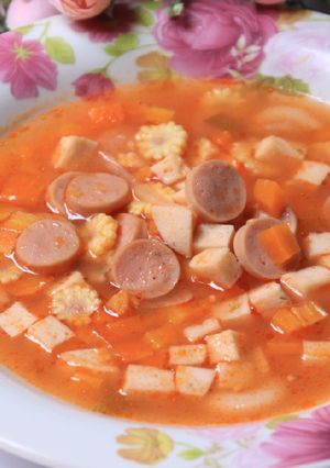 Foto resep Sup Merah Catering pesta