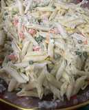 Ensalada fría con pasta corta