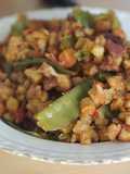 Sambel kentang - tempe santen wah