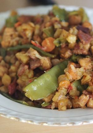 Foto resep Sambel kentang - tempe santen wah