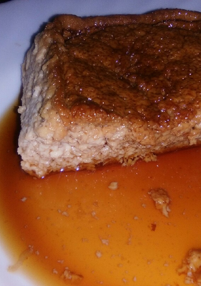 Una foto de Flan de huevo casero al baño María