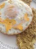 Tostadas de avena con cúrcuma