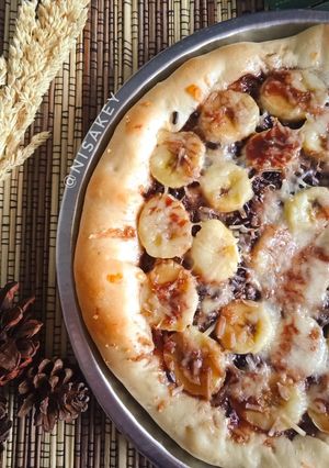 Foto resep Banana Choco Pizza 🍌🍕