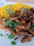 Shawarma vegetariano de setas