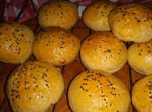 Una foto de Pan de hamburguesas \#loterĂa