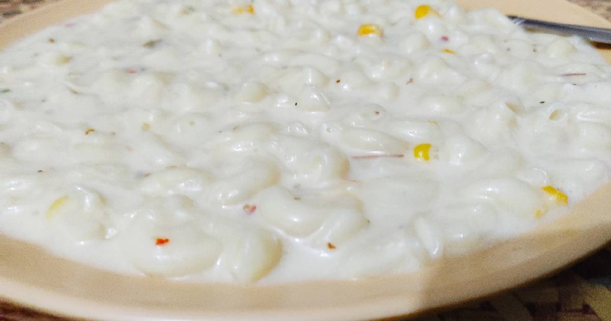 Cheddar cheese pasta Recipe by Kuldeep Kaur Cookpad