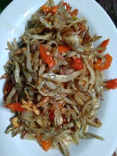 Foto resep Oseng teri nasi