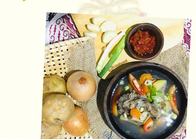 Resep 193. Sop Buntut Sapi #ComBoNgabibita_DagingKurban #BancakanOnlineBarengCookpad Anti Gagal