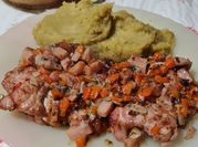 Una foto de mollejas al horno