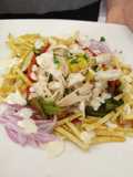 Ensalada de pollo y fosforitos