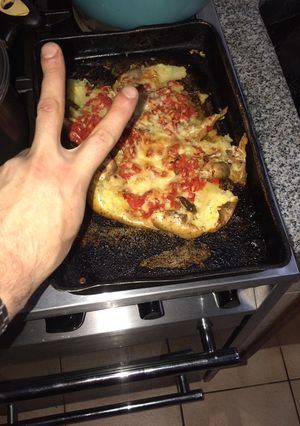 Una foto de Papas pisadas a la cerveza