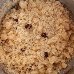 A picture of Sooji ka halwa, sugar free.
