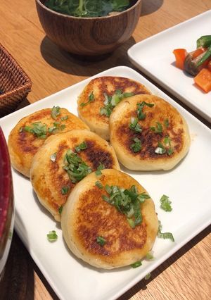 A picture of Hokkaido Potato Mochi with Cheese.