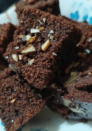 A picture of Chocolate cake (eggless).