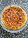 Tortilla de calabaza y puerro