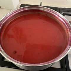 A picture of Sopa fácil de betarraga.