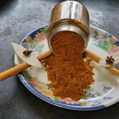 A picture of Homemade Saoji masala.