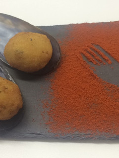 Una foto de Mejillones Tigre o croquetas de mejillones