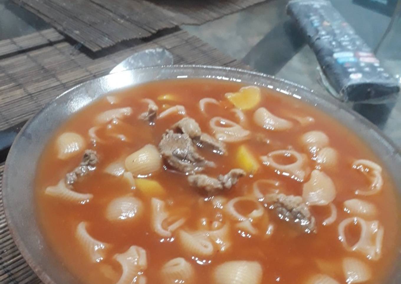 Guisito de fideos con carne de kathy