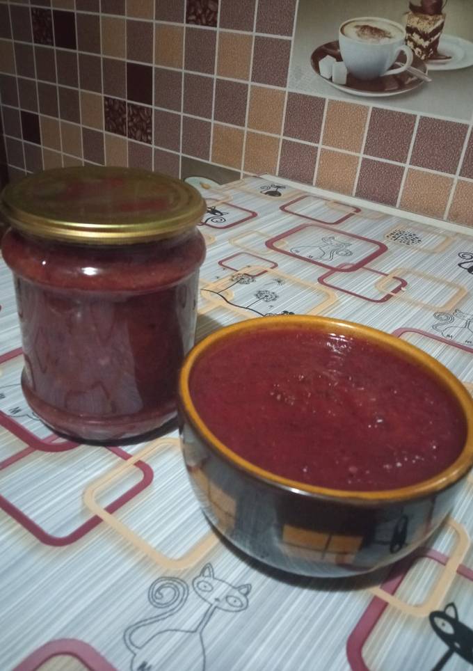 Соус ткемалі на зиму