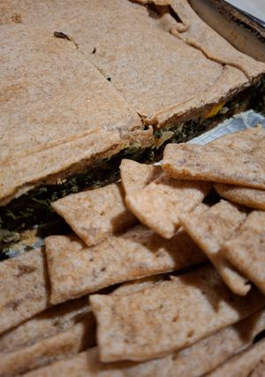 Una foto de Masa de tarta integral hojaldrada