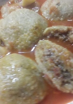صورة لوصفة مرق كبة البرغل أو لجريش 😋