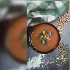A picture of Harira Soup.