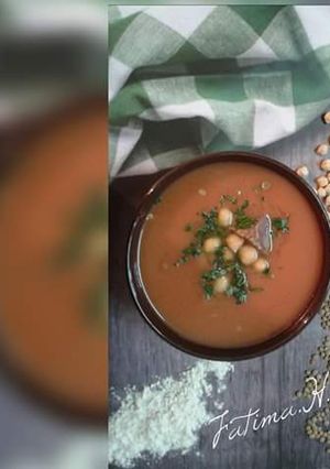A picture of Harira Soup.
