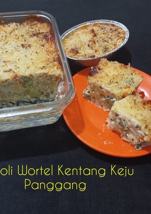Foto resep Brokoli Wortel Kentang Keju Panggang