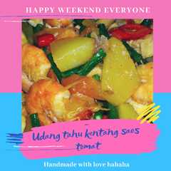 รูปของ Udang Tahu Kentang Saos Tomat