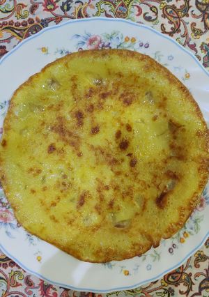 عکسی از دستور غذای ساده و سریع... نشاسته نون 😋