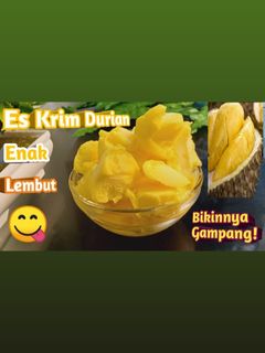 Foto resep Resep Es Krim Durian Anti Gagal
