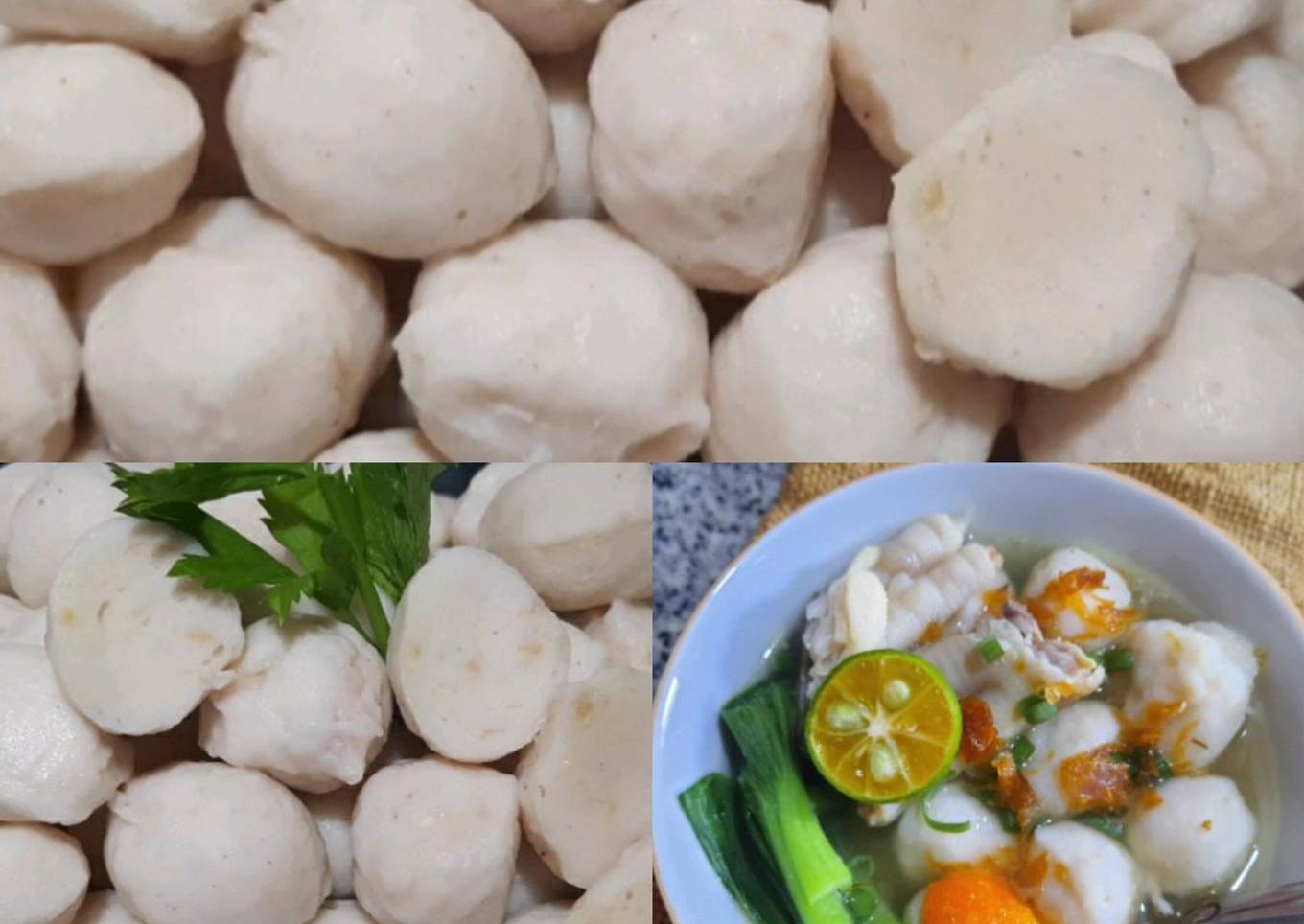 Bakso ayam gurih kenyal