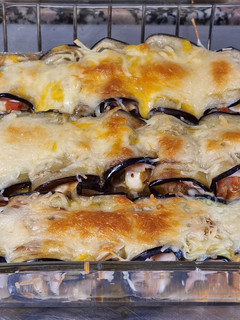 Una foto de Rollitos de berenjena al horno