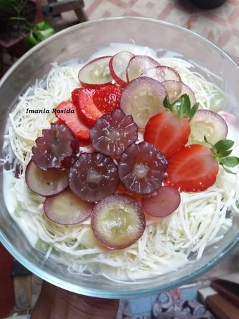 Cara Gampang Menyiapkan Resep Salad buah saus mayonaise yang Sempurna Anti Ribet, Lezat