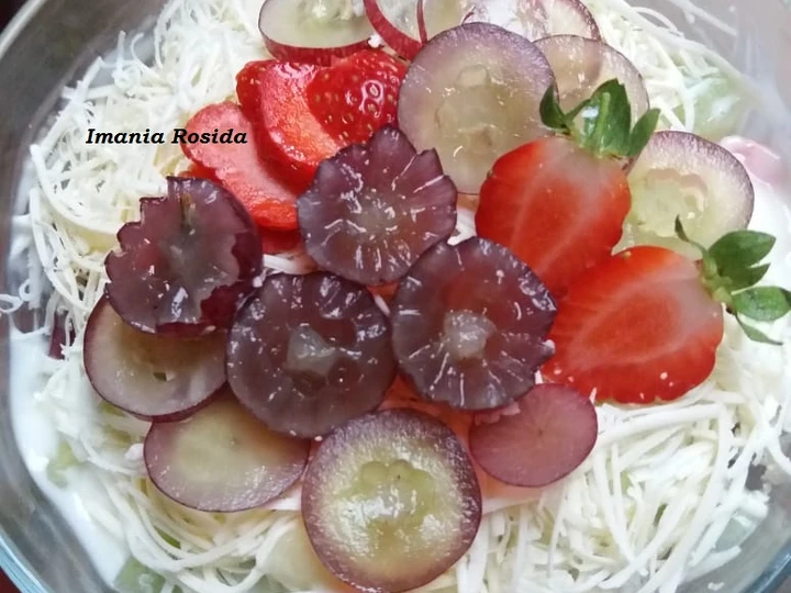 Langkah Gampang Menyiapkan Resep Salad buah saus mayonaise yang Bisa Manjain Lidah Anti Ribet, Mantap
