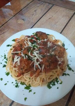 O poză a rețetei Polpette cu sos de roșii😋.