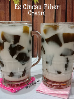 Foto resep Es Cincau Fiber Cream dan Madu
