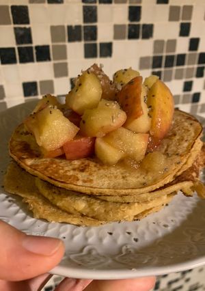 Una foto de Pancakes de naranja
