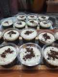 Puding coklat saos vla