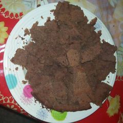 A picture of Chocolate cake using (melting) method #my cake recipe.