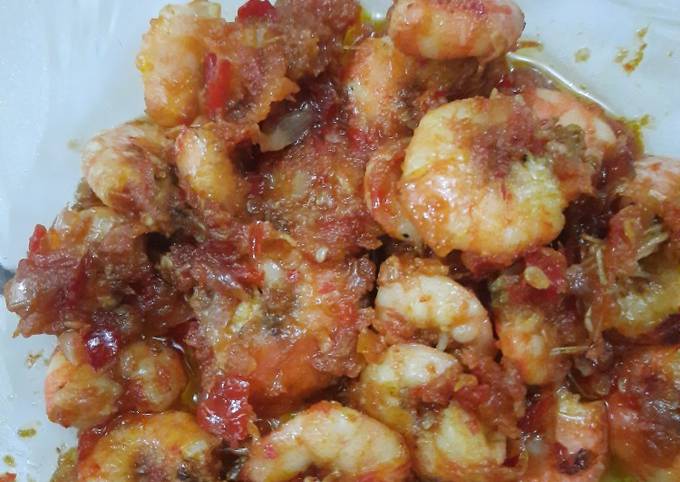 Tumis Udang Balado