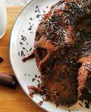 Bolo Vulcão de Brigadeiro