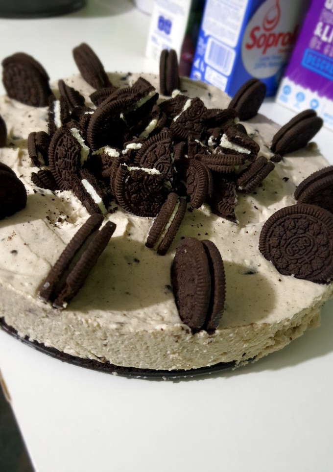 Una foto de Cheesecake de oreo