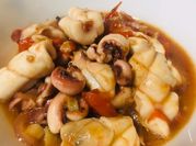 A picture of calamari seasoning
