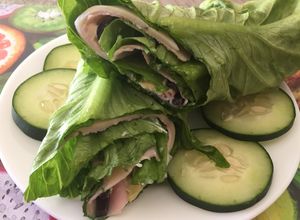Una foto de Wrap con lechuga 🌯🌯/ low carb