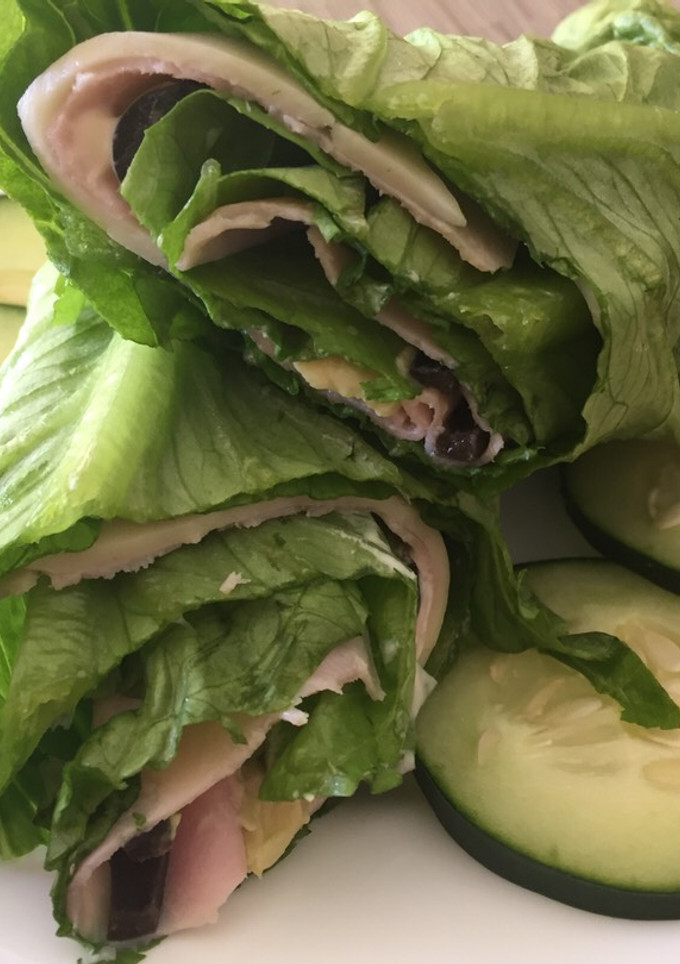 Una foto de Wrap con lechuga 🌯🌯/ low carb