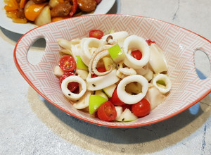 果淳中卷涼拌水果沙拉 的食譜成品照片