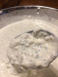 A picture of Creamy Feta Greek Salad Dressing.