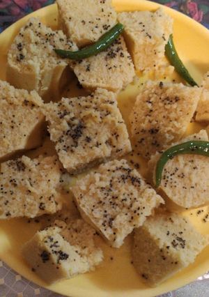 A picture of Dhokla.